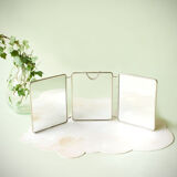 Mirror  triptych 21 X 68cm