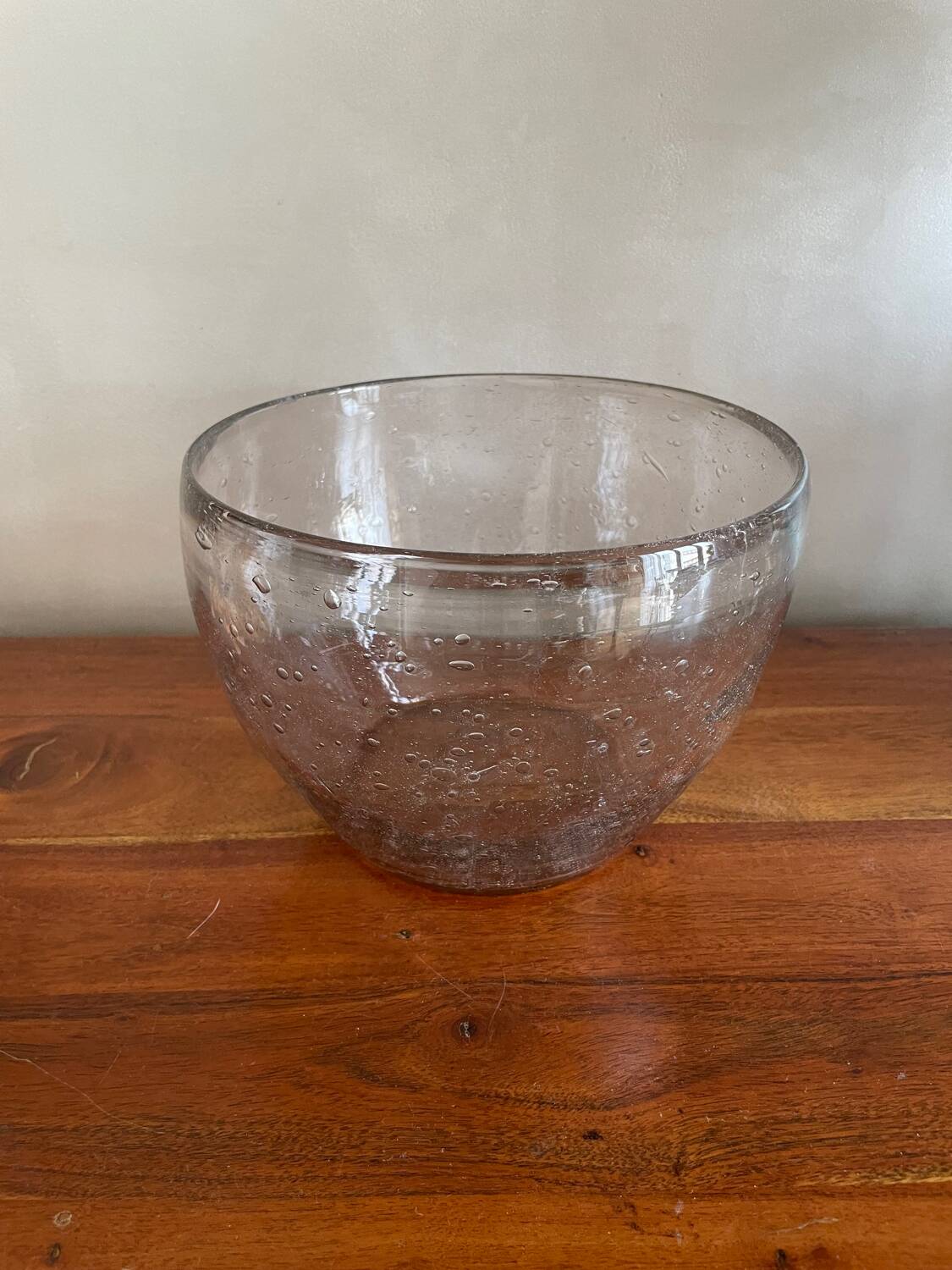 Coupe, saladier  en verre de Biot
