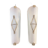 Pair of Petitot wall lights for Atelier Petitot, Art Deco, 1930s