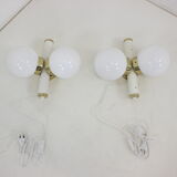 Set of 2 wall lamps by Instala Jilove, 1970’s