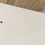 Bathroom cabinet in white metal 1960