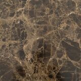 Eero Saarinen & Knoll, 2 "tulip" side tables in "EMPERADOR" marble, 20th century