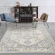 Beige and blue 2x3 m KAMA oriental carpet