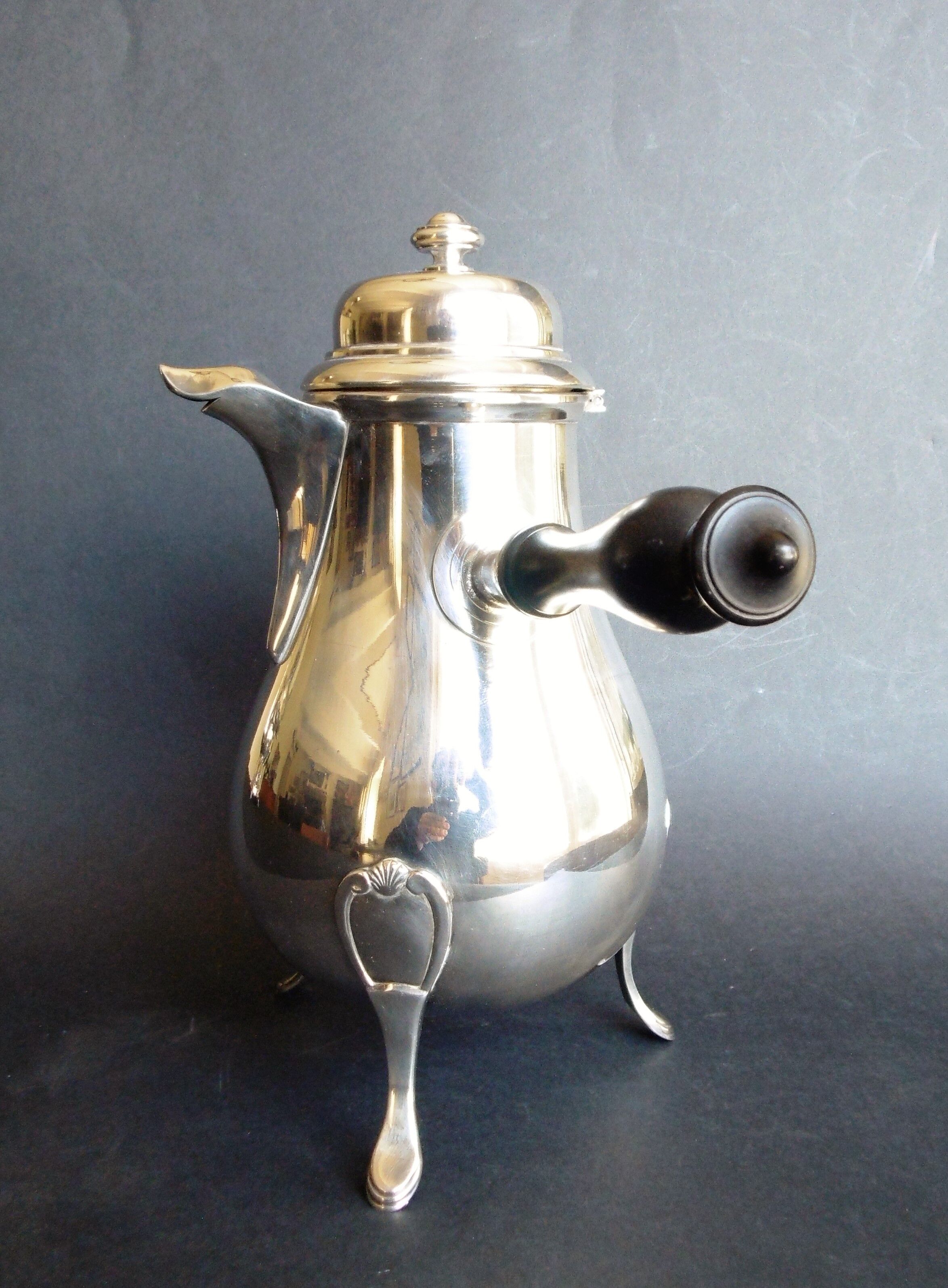 Silver metal chocolate maker