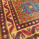 Vintage carpet sinkiang caucasian designs 92x150 cm