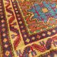 Vintage carpet sinkiang caucasian designs 92x150 cm