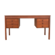 Bureau en teck danois du milieu du siècle de Domino Møbler, années 1960.