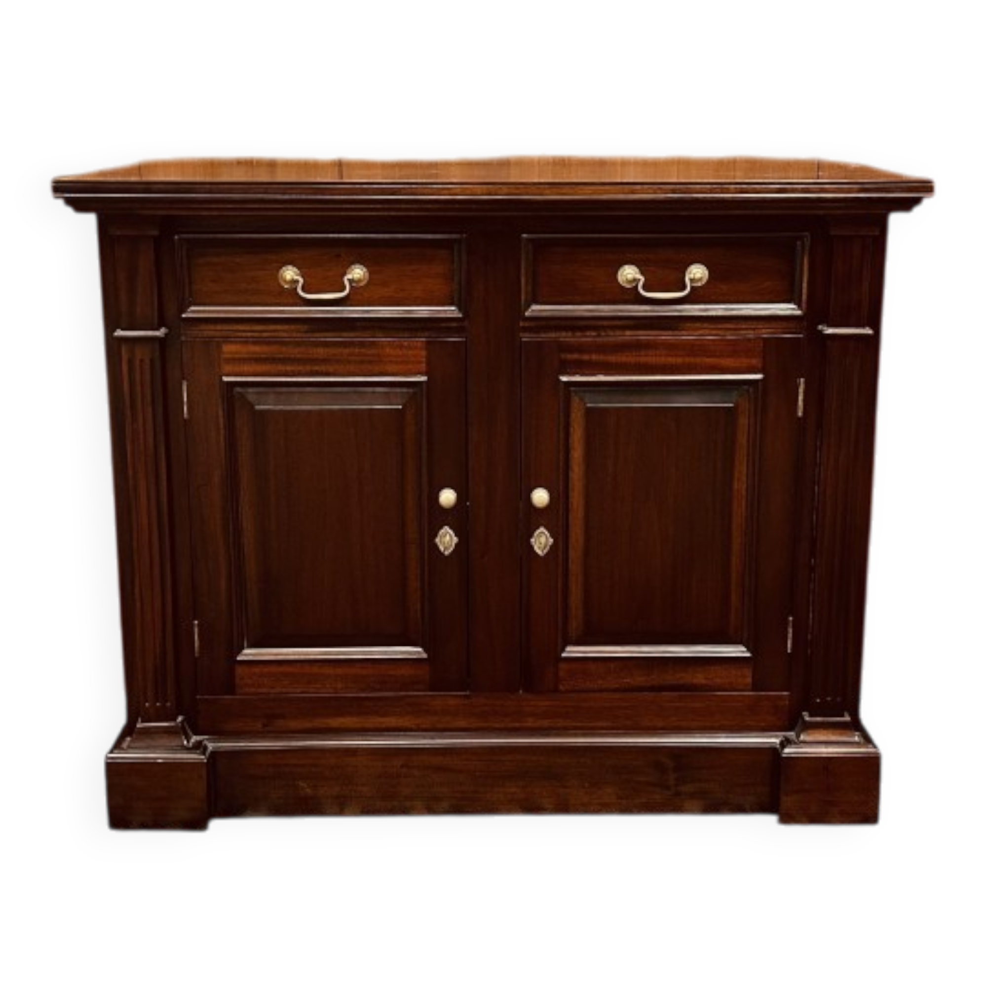 Meuble de bureau classique en acajou anglais