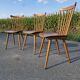Set of 3 Baumann bistro chairs, Menuet model