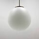 Large milk glass pendant light by kamenicky senov
