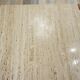 60s coffee table in teak and travertine