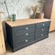 Old trade furniture with black patina
