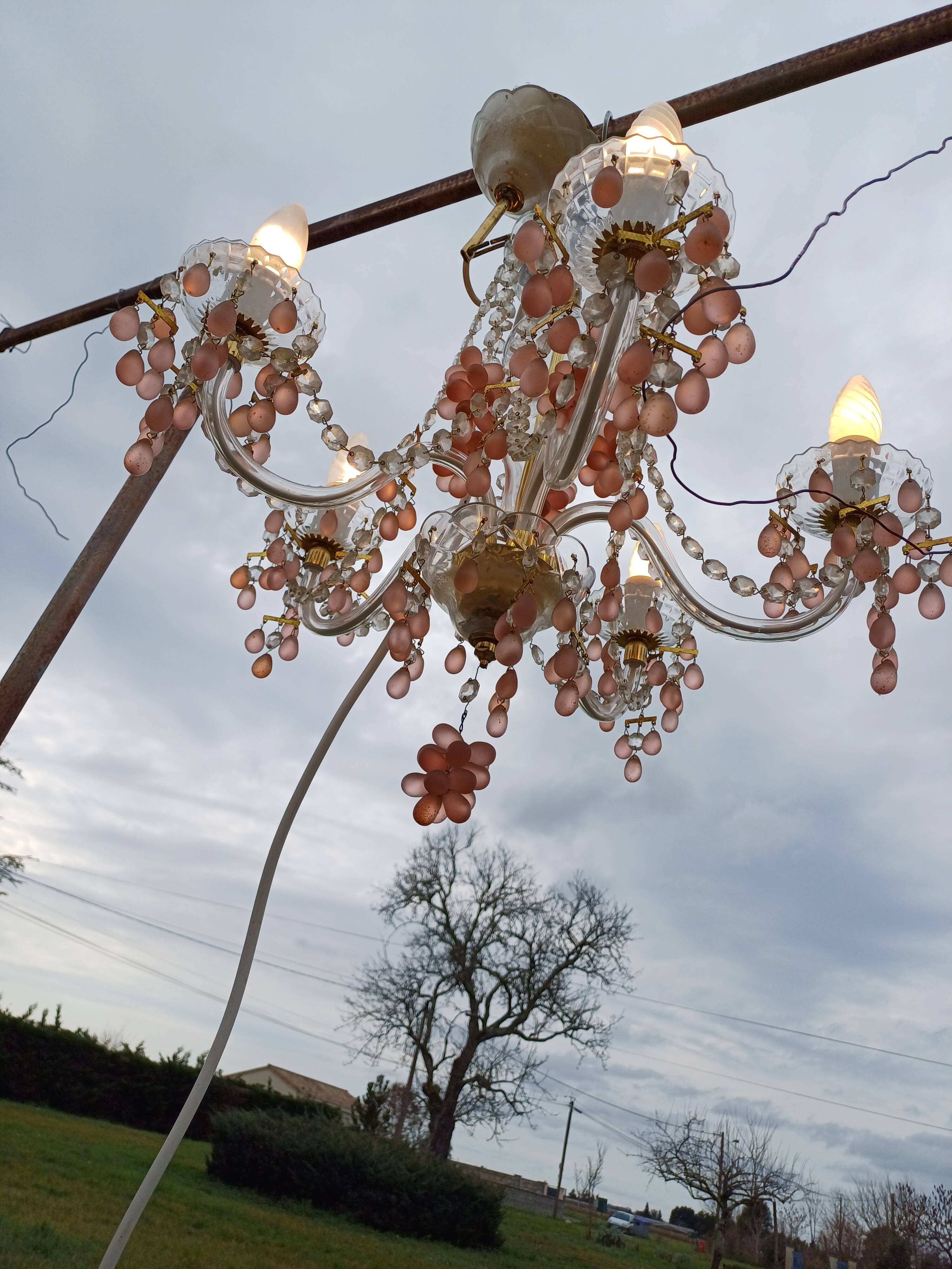 Murano Crystal Chandelier