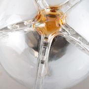 4 Mazzega Murano wall lamps vintage 1960s