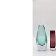 Mid-Century Scandinavian Sommerso Plum Glass Vase, 1950s
