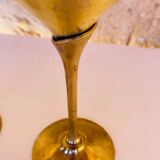 Pair of vintage brass tumblers