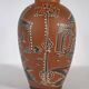 Hand-Painted Mid-Century Ceramic Vase by E. Knopp for Marzi & Remy, 1950s