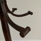 Vintage curved wooden parrot coat rack