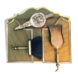 Old fire screen and accessories brass fireplace 1940 spark arrest fireplace firescreen