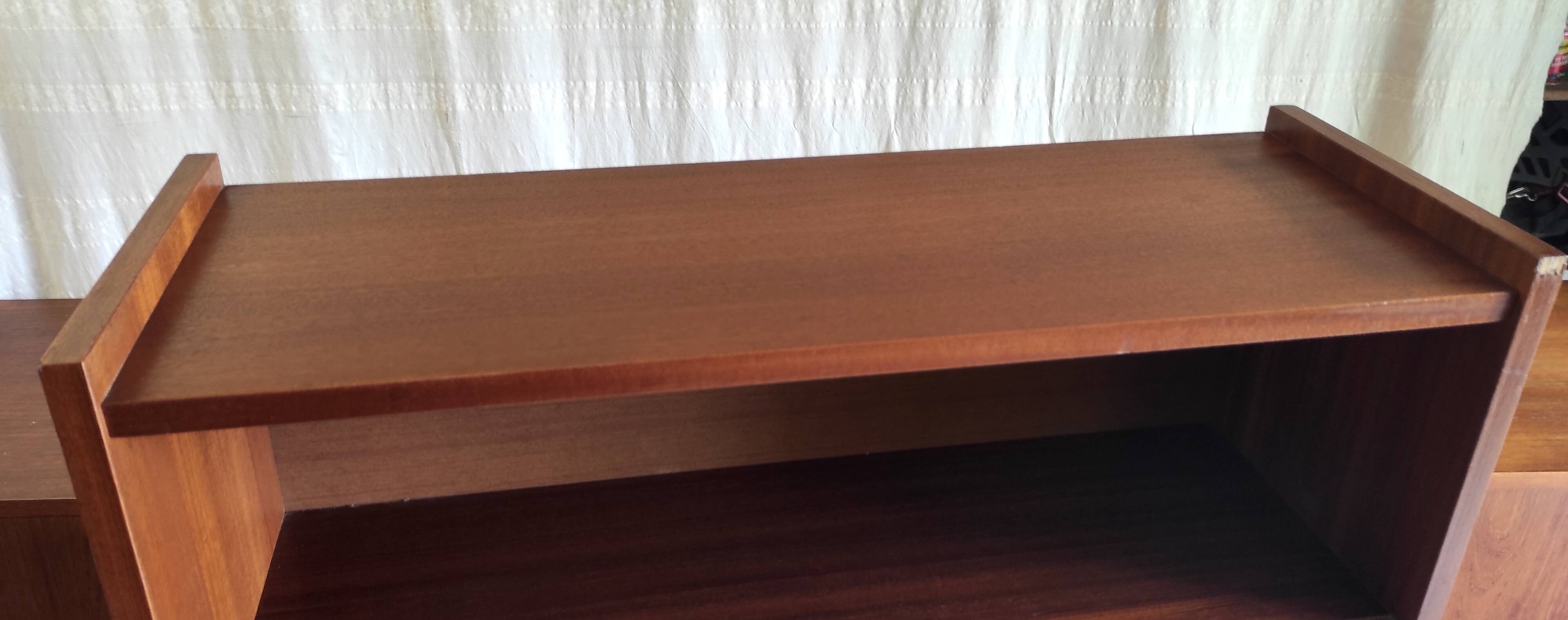 Modernist teak bookcase - 1960s