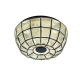 Mid-Century Glass Ceiling Light from Limburg, Germany, 1960s