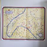 Map of Paris and its region