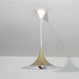 Semi pendulum pendant lamp by Thorup and Bonderup in brass