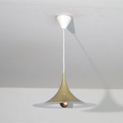 Semi pendulum pendant lamp by Thorup and Bonderup in brass