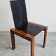 Set of 4 Mid Century dining chairs in rosewood style Afra and Tobia Scarpa.