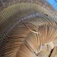 Asian hat made of bamboo and braided rattan