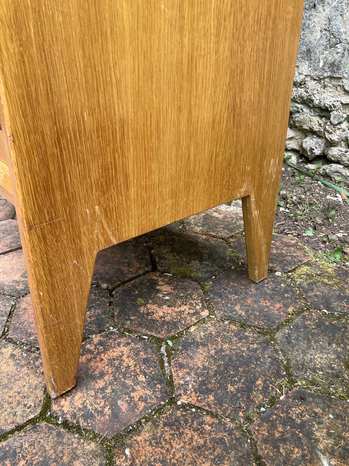 Vintage bookcase shelf