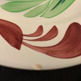 6 plates in earthenware rooster Terre de Fer Choisy Le Roy, 20th century