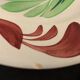 6 plates in earthenware rooster Terre de Fer Choisy Le Roy, 20th century