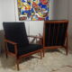 Pair of scandinavian armchairs of the years 60