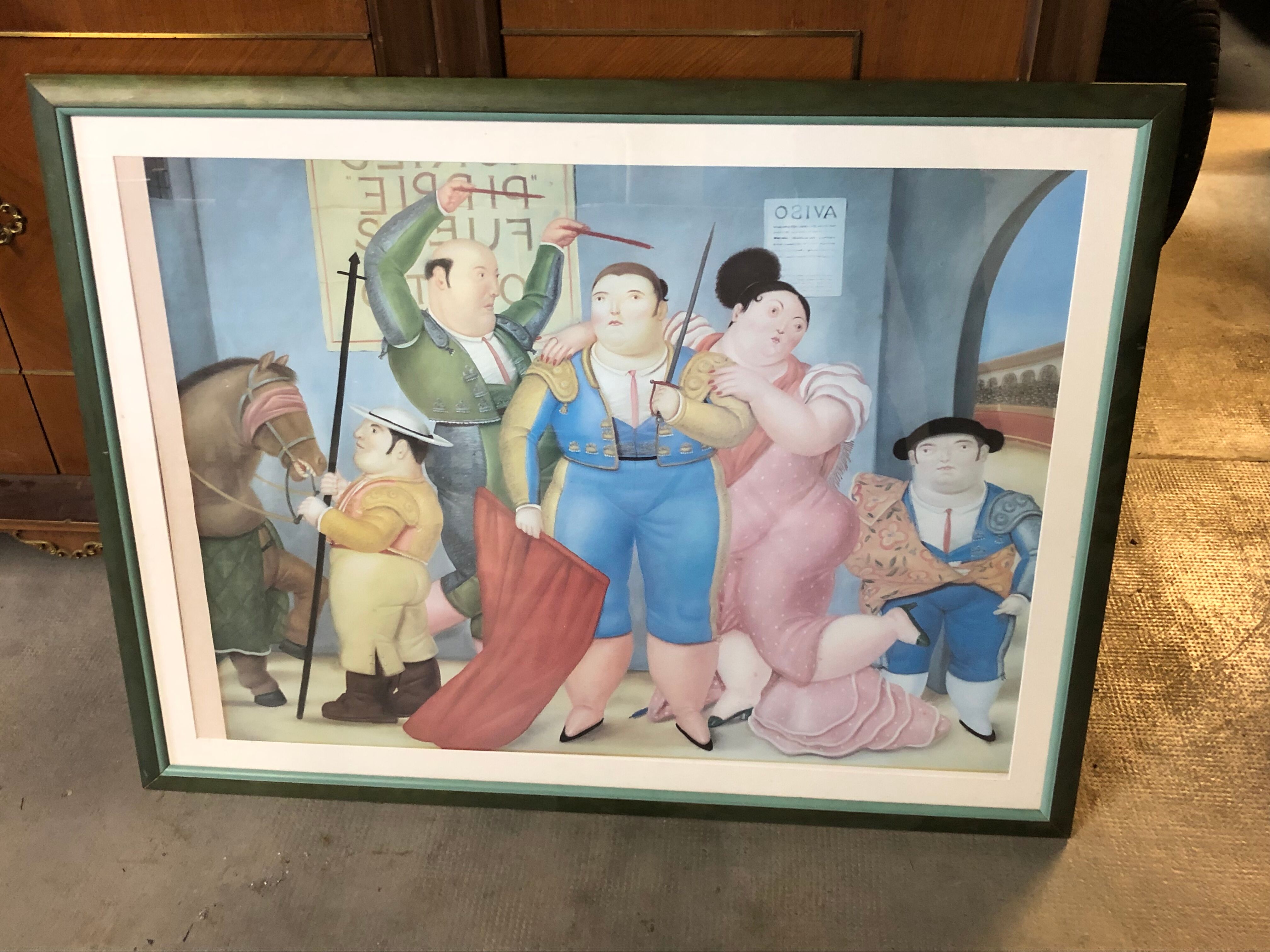 Fernando botero bullfight painting