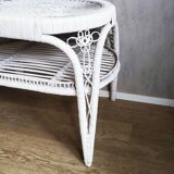 Rattan coffee table