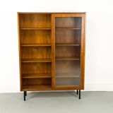 Danish Teak Cabinet with Glass Doors by Carlo Jensen for Hundevad & Co, 1960s