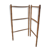Old wooden towel rack