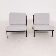 Set of 2 Alf Svensson for DUX model 013 lounge chairs, Sweden 1960's