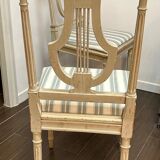 Set of 5 Louis XVI style beech chairs
