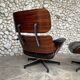 Fauteuil Lounge Herman Miller Charles & Ray Eames 1976 Palissandre Nv Cuir