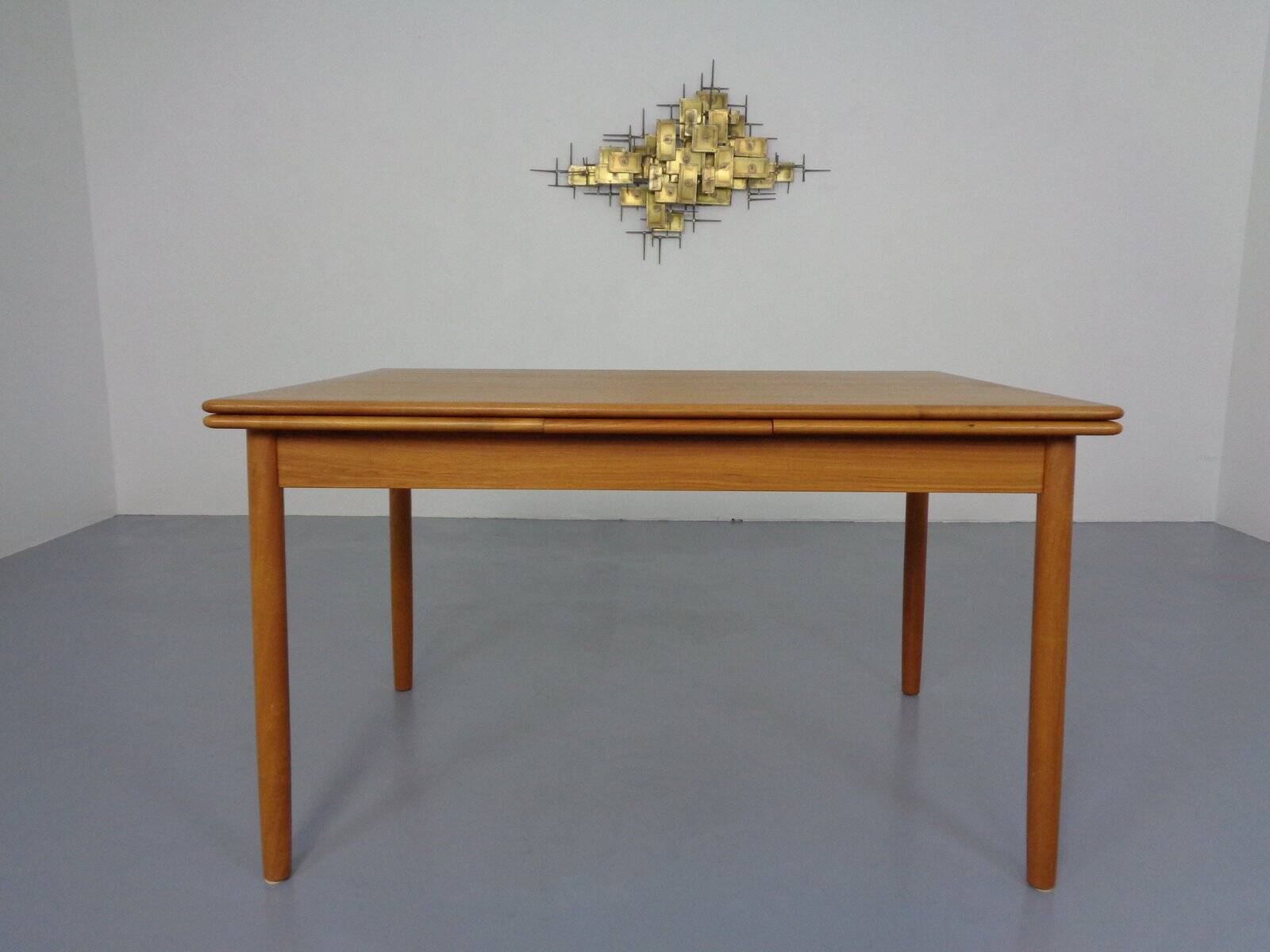 Large Danish Teak Extendable Dining Table, 1960s