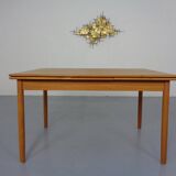 Large Danish Teak Extendable Dining Table, 1960s