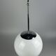 1960s and 1970s Globe Lamp, Hanging Lamp, Glass Ceiling Lamp, Space Age Des