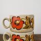 Vintage cups 70' x6 - Weidmann, Italian porcelain
