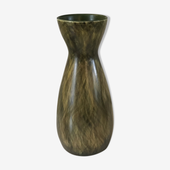 Vase 1950 Saint Clement vert cérmamique 1950