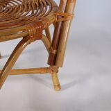 2 fauteuils bambou “wicker chairs”