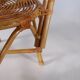 2 bamboo armchairs "wicker chairs"