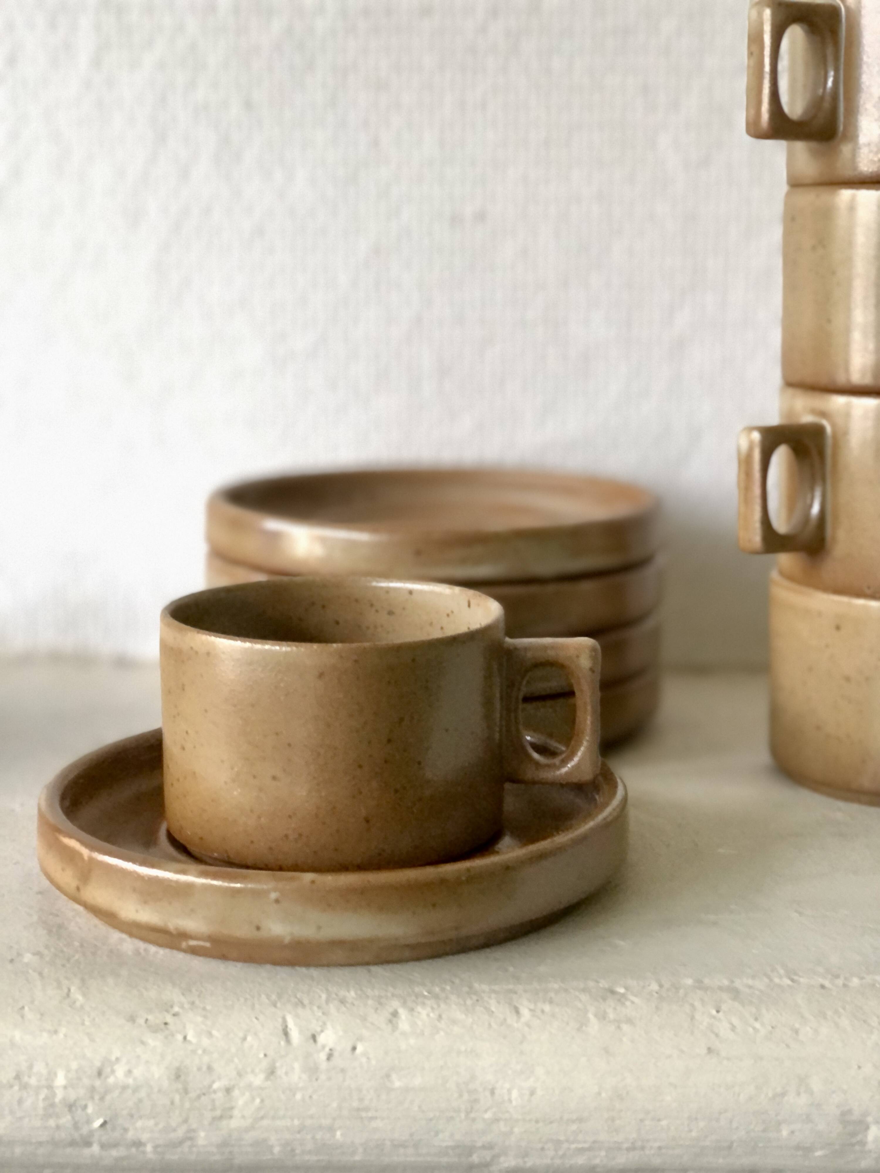 Brenne Stoneware Coffee Cups