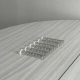 Set of 6 twisted crystal knife holders